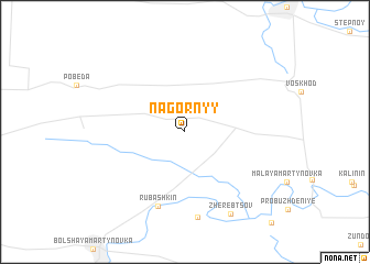 map of Nagornyy