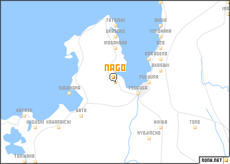 map of Nago