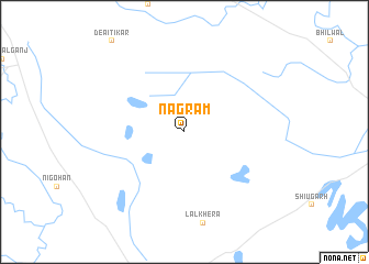 map of Nagrām