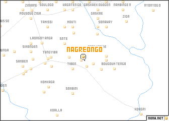map of Nagréongo