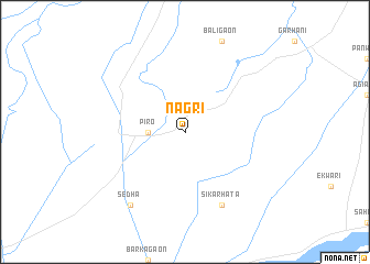 map of Nagri