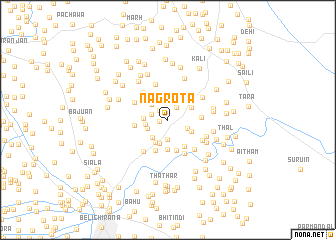 map of Nagrota