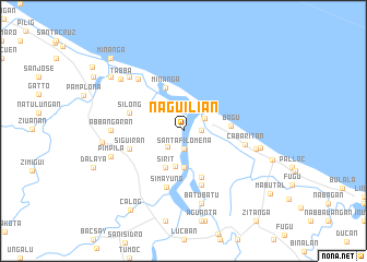 map of Naguilian