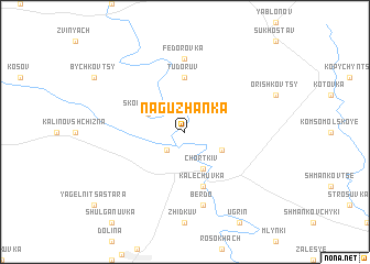 map of Naguzhanka