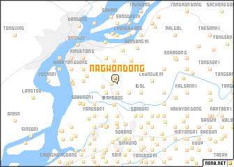 map of Nagwŏn-dong