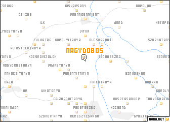 map of Nagydobos