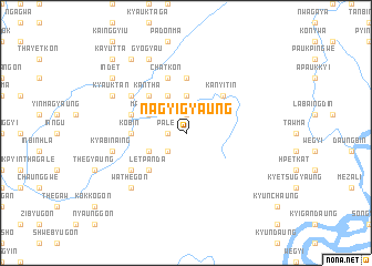 map of Nagyi-gyaung