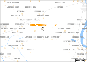 map of Nagykarácsony