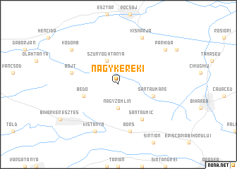 map of Nagykereki