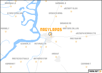 map of Nagylapos