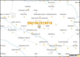 map of Nagymezőtanya