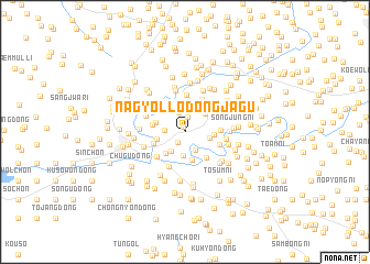 map of Nagyŏl-lodongjagu