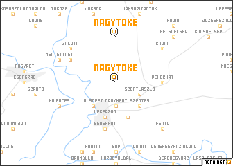 map of Nagytőke