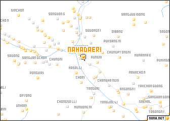 map of Nahadae-ri