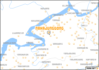 map of Nahajung-dong