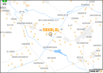 map of Nahalal