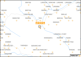 map of Ná Ham