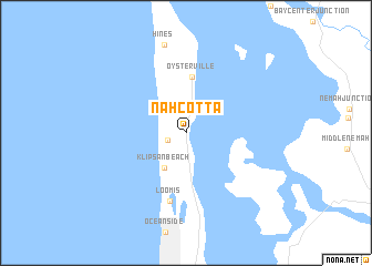 map of Nahcotta