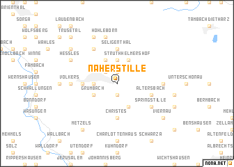 map of Näherstille