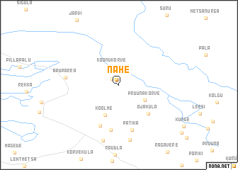 map of Nahe