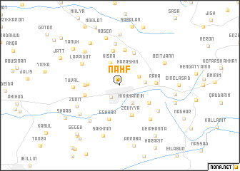 map of Naḥf