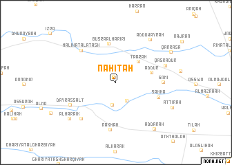 map of Nāḩitah
