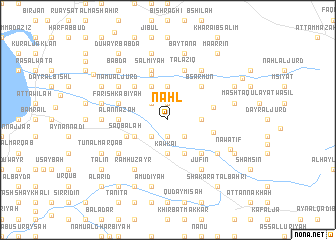 map of Naḩl