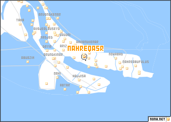 map of Nahr-e Qaşr