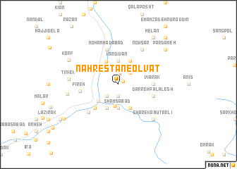 map of Nahrestān-e Olvat