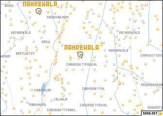 map of Nahrewāla