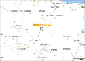 map of Nahrūdbār