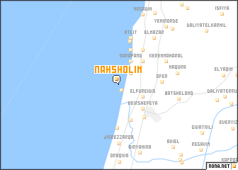 map of Naẖsholim