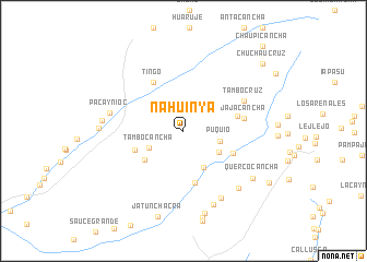 map of Ñahuinya