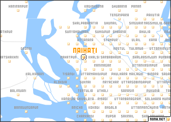 map of Naihāti