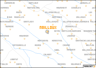 map of Nailloux