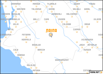 map of Naina