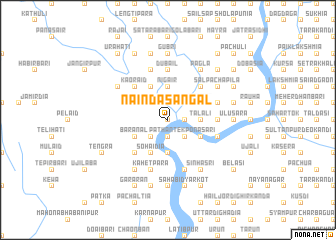map of Nāinda Sāngal