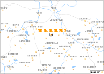 map of Nain Jalālpur