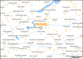 map of Nainwāl
