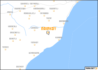 map of Naipköy