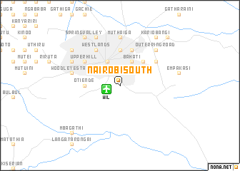 map of Nairobi South