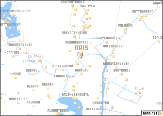 map of Nais