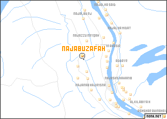 map of Naj‘ Abū Za‘fah