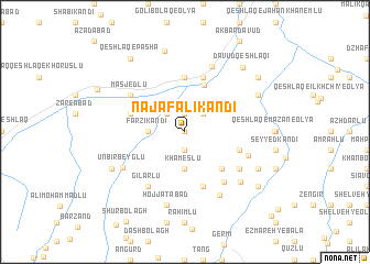 map of Najaf ‘Alī Kandī