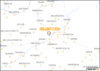 map of Najafīyeh