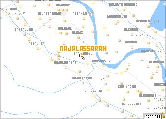 map of Naj‘ al ‘Aşşārah