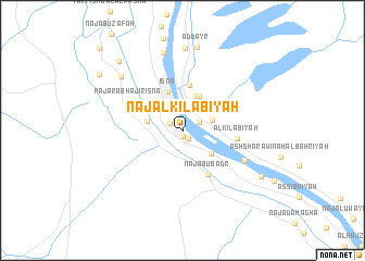 map of Naj‘ al Kilābīyah