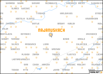 map of Na Januškách