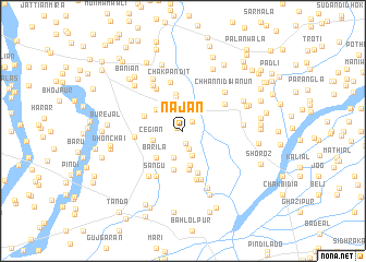 map of Najan