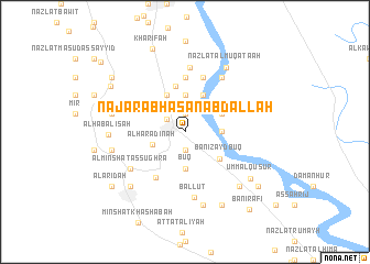 map of Naj‘ ‘Arab Ḩasan ‘Abd Allāh